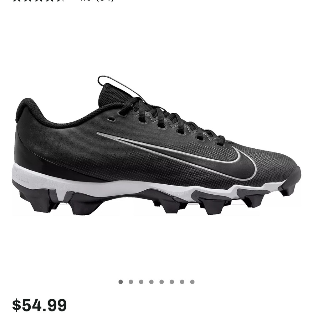Nike Black and White football cleats 🏈